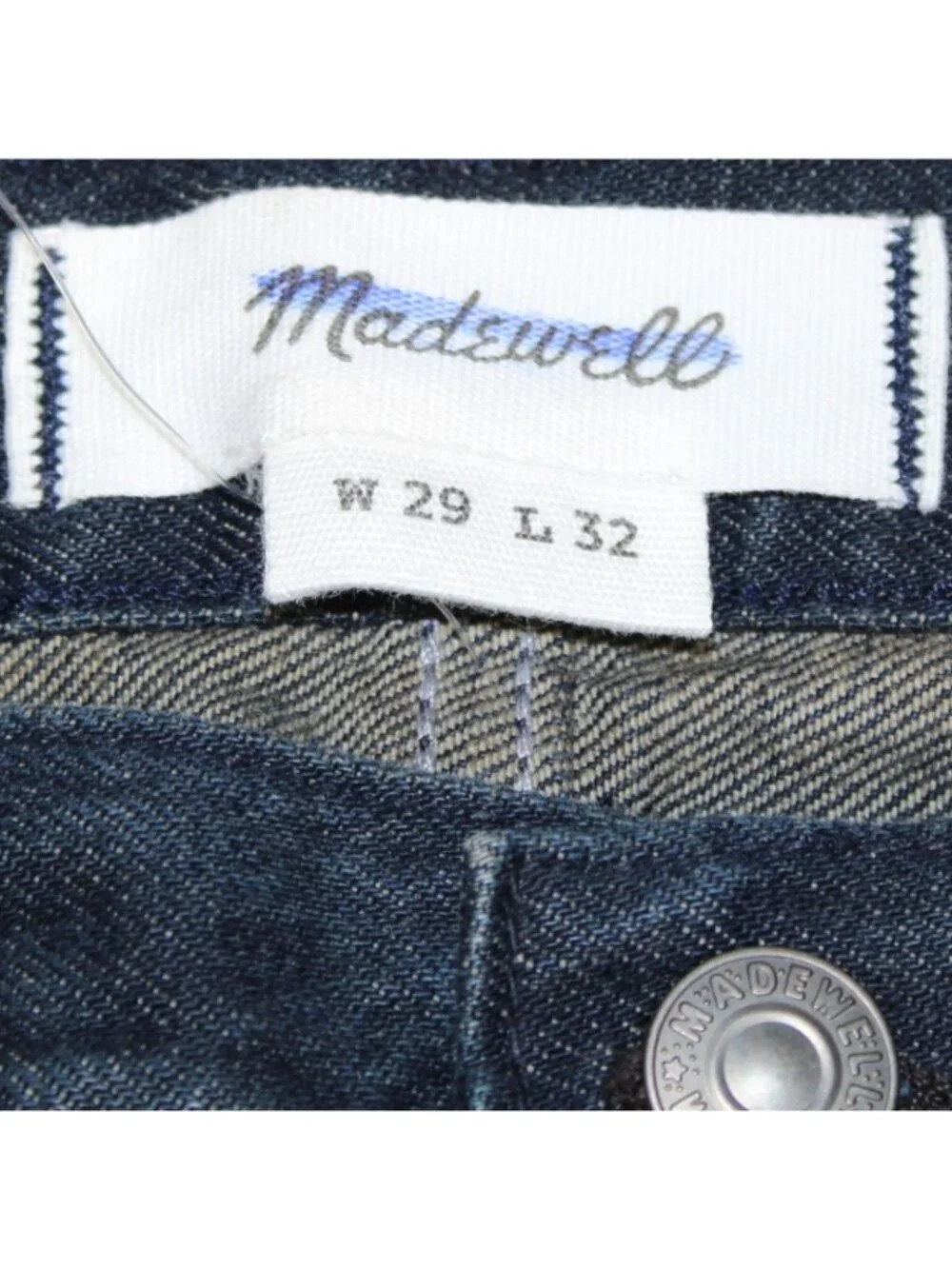 Madewell Men's The 1991 Straight-Leg Jean Beatty Wash Rigid 29 x 32 NWT